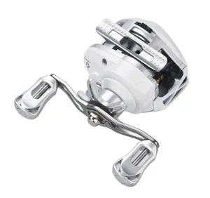 Carrete de Pesca de Mar de temporada kastking baitcasting barco Jigging carretes de pesca carrete pesca 7,2: 1 8kg carrete de pesca de arrastre