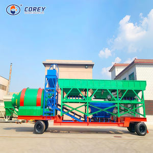 Planta Mezcladora de Concreto Móvil Corey YHZM2000, Mezcladora de Tambor, Silo de Polvo, Bomba, Equipada con Control Computarizado Automático - Product Image 5