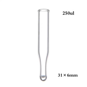Phòng thí nghiệm sử dụng vùng biển hplc hệ thống nguồn cung cấp kính hình nón chèn cho ống nghiệm với PP chân polyspring giới hạn khối lượng lọ 250ul - Product Image 3