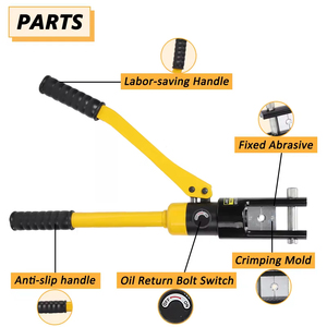 Hướng dẫn sử dụng YQK-300 8 tấn 16-300mm2 Chất lượng cao không thể thiếu thủy lực Hose Uốn Tóc bồng công cụ - Product Image 2