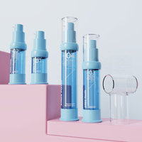 Flacon vide en PETG sans BPA de 10 ml, 15 ml, 20 ml, 30 ml, personnalisé de qualité supérieure, pour huiles essentielles, flacon sans air pour sérum, emballage pour soins de la peau