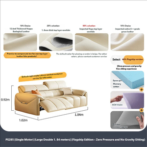 Sofá Modular Eléctrico <span class=keywords><strong>de</strong></span> Cuero <span class=keywords><strong>de</strong></span> Lujo Moderno, <span class=keywords><strong>de</strong></span> 3 Plazas, Diseño Plegable Ecológico, Convertible, con Reposapiés, para Cine en Casa - Product Image 4