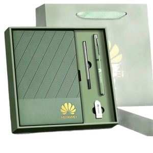 Cuaderno y Bolígrafo de Recuerdo Premium en Caja de Regalo |   Cuaderno de Alta Gama Perfecto para Documentación de Reuniones de Oficina - Product Image 4