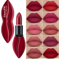 Ensemble de rouge à lèvres liquide hydratant longue durée à la vitamine E, imperméable et anti-adhésif, rouge à lèvres personnalisé, marque privée