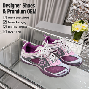 Zapatillas de Diseño de Lujo 2026 para Hombre y Mujer, Zapatillas Deportivas de Malla de Alta Calidad en Morado, Rosa, Plateado y Gris, Estilo Retro Casual, Novedad - Product Image 1