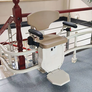 Elevador de <span class=keywords><strong>Escaleras</strong></span> Inteligente con Certificación CE, Tipo Línea Recta/Curva, Silencioso, Suave, Ahorra Espacio, Duradero - Product Image 1