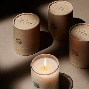 Factory Customized Eco-friendly Sleeve Box Paper Tube Design for Candle Gift Packaging Paper Tube Packaging - Product Image 1