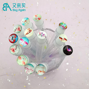 Venta al por mayor personalizado doce constelaciones coloridas cepillo de pestañas tubo máscara varita Lash Spoolies tubos pestañas cepillo tubo - Product Image 3