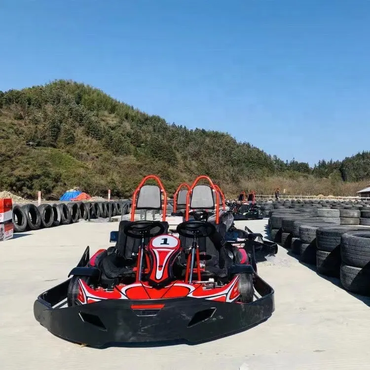 China profession elle Fabrik Hersteller beliebtesten fantastischen Vergnügung spark fährt Doppel person elektrische Go-Kart zum Verkauf