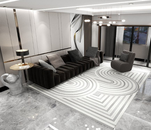 Tapis de salon PP Wilton Jacquard fabriqué à la machine, antidérapant, grande taille, doux et confortable - Product Image 1