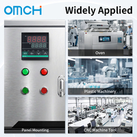 Controlador de Temperatura PID OMCH CH702, Termostato de 72x72mm, Entrada Tipo K 0-1300C, Salida de Relé SSR, Automatización del Hogar