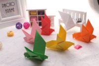 Kertas Origami lipat kustom tema cinta ikan buatan tangan 7.5cm karya seni kerajinan kertas tradisional Jepang