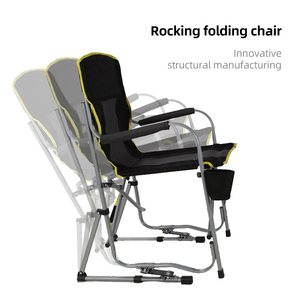 HOMFUL Cambodia Manufactured Freestyle Rocker Portable <strong>Rocking</strong> <strong>Chair</strong> Outdoor <strong>Camping</strong> <strong>Chair</strong> - Product Image 2