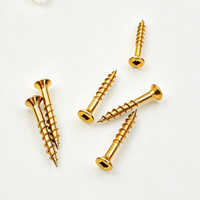 Vis à bois à tête plate carrée 6G 8G 25 mm, filetage grossier, pointe acérée
