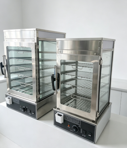 ตู้โชว์อุ่นอาหารแบบไฟฟ้า 5 ชั้น สแตนเลส กระจกใส สำหรับ<span class=keywords><strong>ร้าน</strong></span><span class=keywords><strong>อาหาร</strong></span>เช้า 110V/220V - Product Image 2