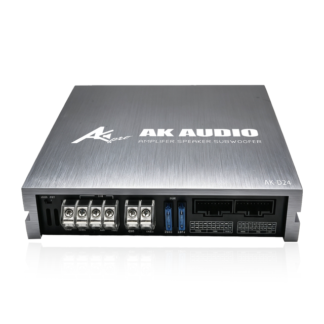 AK-D24 Car DSP Amplifier 8x40W RMS 10-Channel RCA Output 24Bit 48kHz SNR>105dB USB OTG