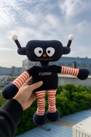 Peluche personnalisée en forme de fantôme avec chapeau de sorcier d'Halloween