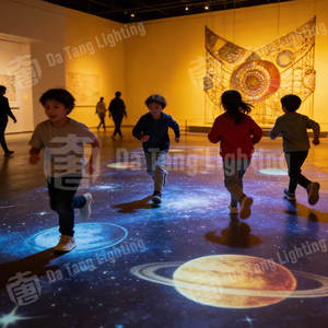 Multimedia Interactive Projection System for Digital Art Space and Interactive Experience with Real Time <b>Sensor</b> Visuals - Product Image 1