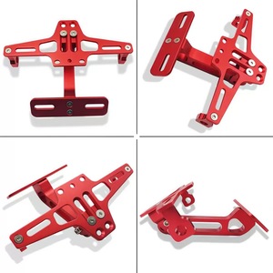 Marco Universal Ajustable para Matrícula de Motocicleta, Marco de Aleación de Aluminio para Motocicleta Eléctrica Modificada de Gran Cilindrada - Product Image 3