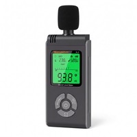 Sonometre portable SL-2 30-130 dB, testeur numérique de décibels avec pondération A/C, température et humidité, rapide/lent, rétroéclairage HD