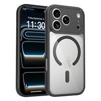 Anti-jaunissement antichoc TPU + PC magnétique sans fil Charge étui de protection d'écran emballage de détail pour iPhone 17 Pro