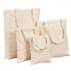 Wholesale Blank Stock White Canvas <b>Bags</b> Hand-held Pure Cotton Canvas <b>Bags</b> - Product Image 1