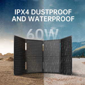 Tùy Chỉnh 15W Xách Tay Có Thể Gập Lại Năng Lượng Mặt Trời Bảng Điều Khiển Silicon Đơn Tinh Thể Tích Hợp etfe Cán USB-A 5V/2A Loại C 5V/2A Sạc - Product Image 2