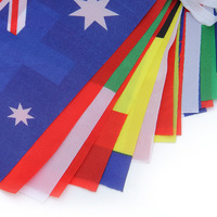 Petits fanions nationaux résistants à la décoloration directe des fabricants, drapeaux multicolores et colorés pour décoration de fête