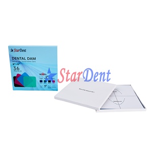 Digue dentaire stérile <span class=keywords><strong>jetable</strong></span> en latex haute résistance pour l'isolement en traitement dentaire - Product Image 4