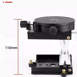 Scissors Lift Table <b>Aluminum</b> Alloy Manual Hydraulic Small Model For Home Repair And Diy - Product Image 2