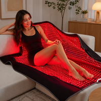 Selimut Terapi Cahaya Merah 270W untuk Seluruh Tubuh dengan 2520 LED 660nm/850nm, Ukuran 180*60cm, untuk Meredakan Nyeri