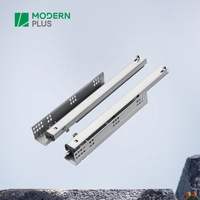 Glissière dissimulée moderne à extension complète fermeture en douceur avec broche fixe armoires de cuisine chambre à coucher tables de salle de bain