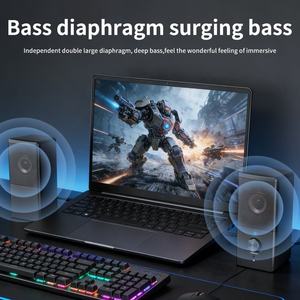 Haut-parleurs de bureau compacts offrant un son clair, une alimentation USB facile à brancher et un réglage précis du volume pour un contrôle audio parfait - Product Image 4