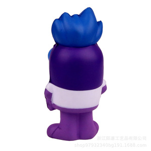 PU <b>Foam</b> Animal Figure Toy Blue Standing Character Stress Relief <b>Craft</b> For Kids 7-12 Years - Product Image 4