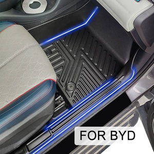 Nouveau produit KQD, tapis de sol de voiture en matériau TPE 5D écologique et inodore, tapis de sol pour pick-up BYD Shark 2024 - Product Image 2