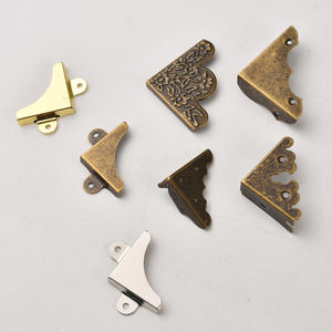 Corner Brace Antique Iron <b>Bracket</b> For Wooden Box Gift Box Decorative Corner Protector Hardware Accessories - Product Image 2