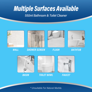 Spray de Espuma detergente desechable con aroma de lavanda Hyperclean de 550ml con desodorización y eliminación de manchas para uso en el baño - Product Image 6