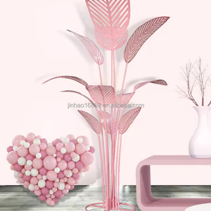 Hot-bán đạo cụ đám cưới Đường chì sắt Đường chì trang trí Vàng sắt kim loại cọ chuối lá cây - Product Image 1