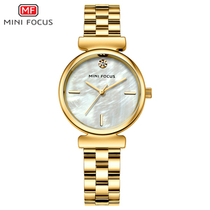 Reloj de Oro Rosa <span class=keywords><strong>MF</strong></span> 0309 de 2022 para Mujer, Relojes de Marca Superior, Esfera de Mármol Perlado, Correa Simple de Acero Inoxidable, Zegarek - Product Image 4