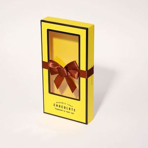 Bonbonnière personnalisée en carton de mariage, emballage en carton de bonbons, chocolat recouvert de Pralinen boîte de fraises avec Inserts en plastique ruban CMYK - Product Image 4