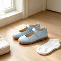 Chaussures Mary Jane en cuir véritable pour bébé, élégantes, personnalisées, nouvelle collection