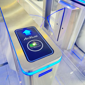 Tourniquet à battants pour école, contrôle d'accès automatique, barrière à battants pour bibliothèque universitaire avec carte RFID/reconnaissance faciale - Product Image 5