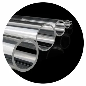 Angepasst Größe Klar Kunststoff Acryl Rohr/PC Rohr/PVC Rohr