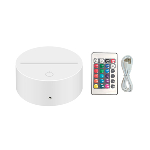 Kwaliteit Keuze Creatieve 16 Kleuren Usb Draagbare Mini <span class=keywords><strong>3d</strong></span> Led Night Smart Oplaadbare Decoratieve Acryl Led <span class=keywords><strong>Lamp</strong></span> - Product Image 1