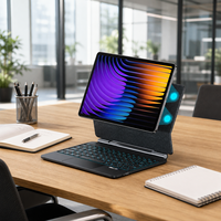 Clavier magnétique ultra-fin compatible avec Xiaomi 7/7 Pro 11,2 pouces, rétroéclairage RVB, pavé tactile, livraison rapide
