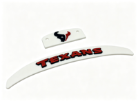 Autocollant personnalisé en PVC souple pour casque de football américain, logo en caoutchouc 3D en relief, patchs thermocollants pour chapeaux