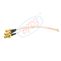 Câble d'extension pigtail d'usine SMA femelle traversant vers U.FL, U.FL vers SMA, U.FL femelle RG178 pour antenne FPV RF