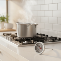 Termometer Dial Tahan Air Baja Tahan Karat ShenWei - Bacaan Instan, Aman untuk Oven, Tanpa Listrik, Untuk Dapur & BBQ