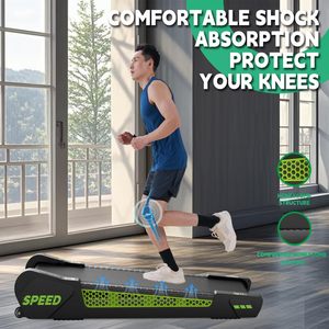 <span class=keywords><strong>Caminadora</strong></span> Eléctrica Portátil Multifuncional SHULI para Interiores, Motor de 2.5HP, Inclinación del 5%, Pantalla LED, Monitoreo por Aplicación, Capacidad de 300 Libras, Acero - Product Image 4