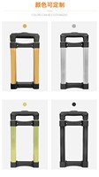 Poignée de valise télescopique rétractable EZON, robuste, 100 kg, en aluminium, pièces de rechange pour chariot, noir, pour valise de cabine de luxe